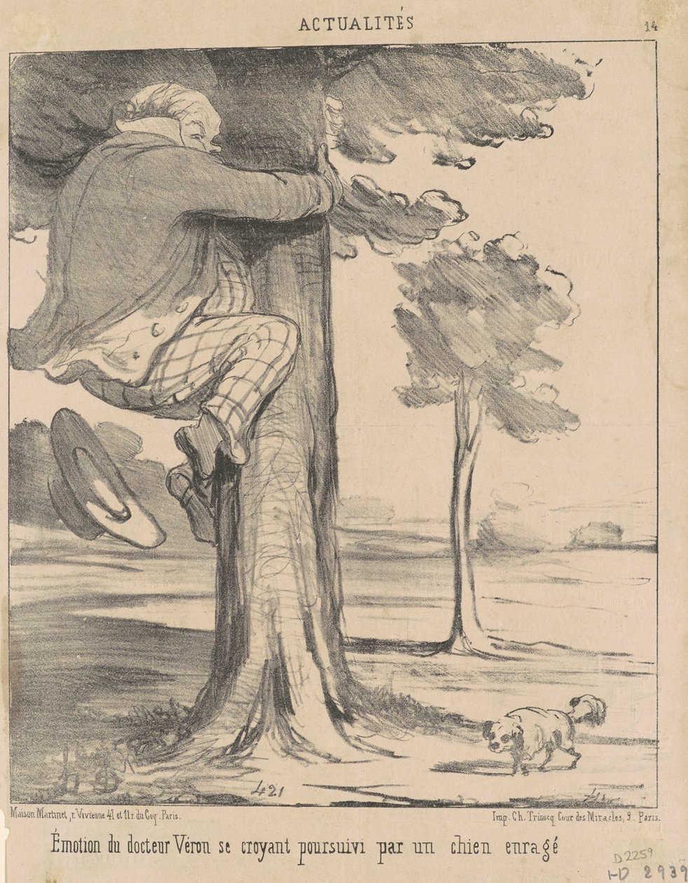 Emozione del dottor Véron da Honoré Daumier