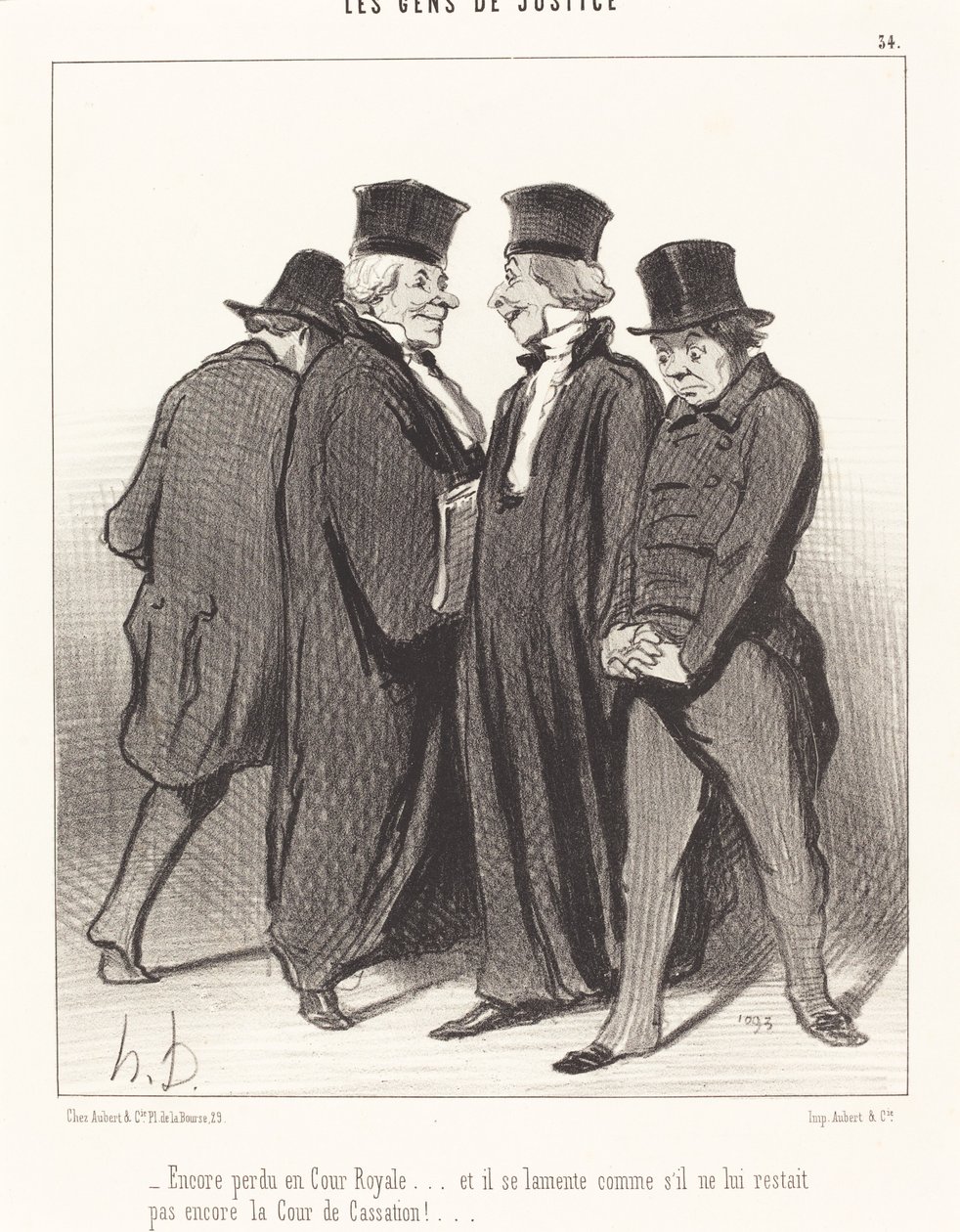 Ancora perso nella Corte Reale... e si lamenta... da Honoré Daumier