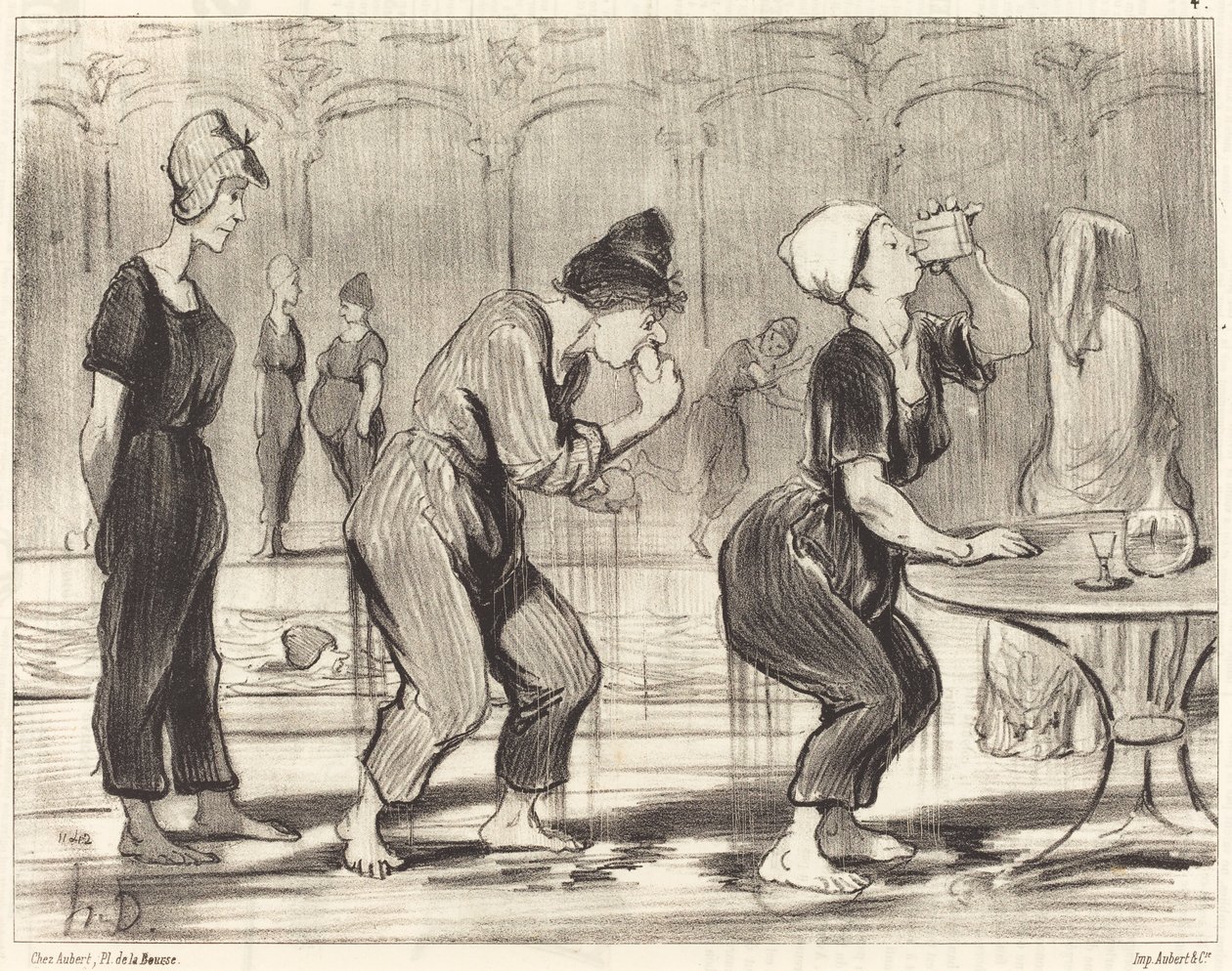 Tra due tuffi da Honoré Daumier