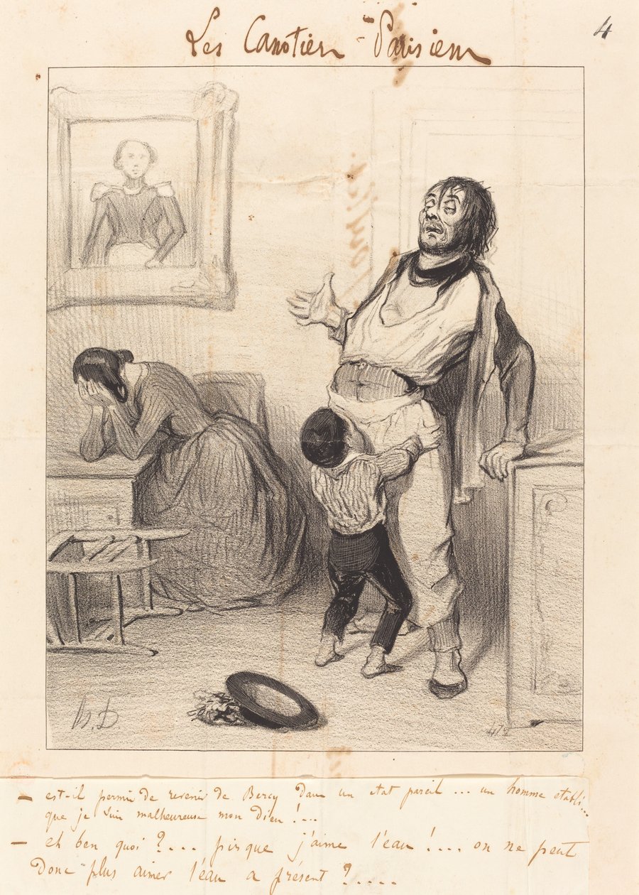 È permesso tornare... in uno stato simile... da Honoré Daumier
