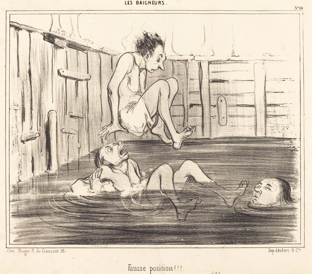 Falsa posizione!!! da Honoré Daumier