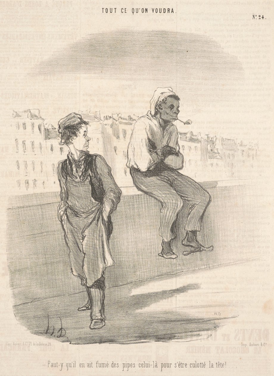 Deve aver fumato molte pipe quello lì da Honoré Daumier