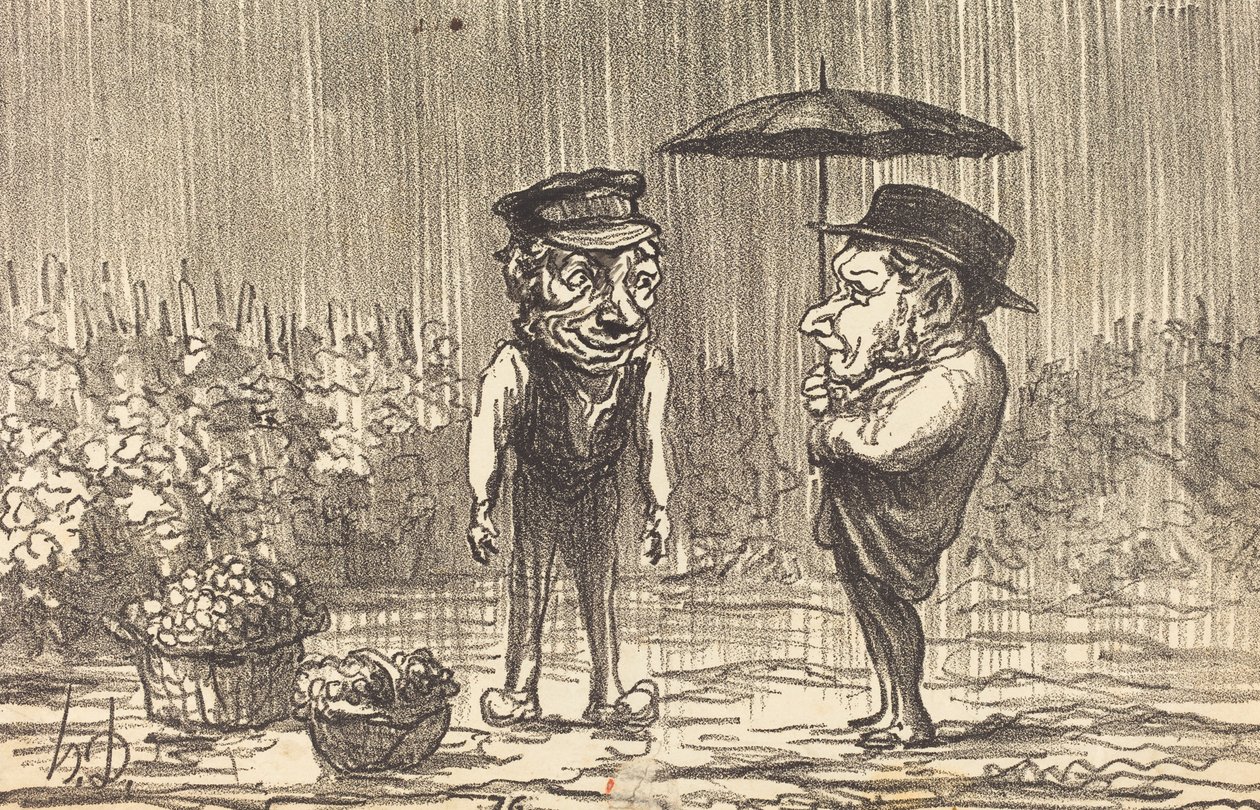 Non lamentarti di questo tempo... da Honoré Daumier