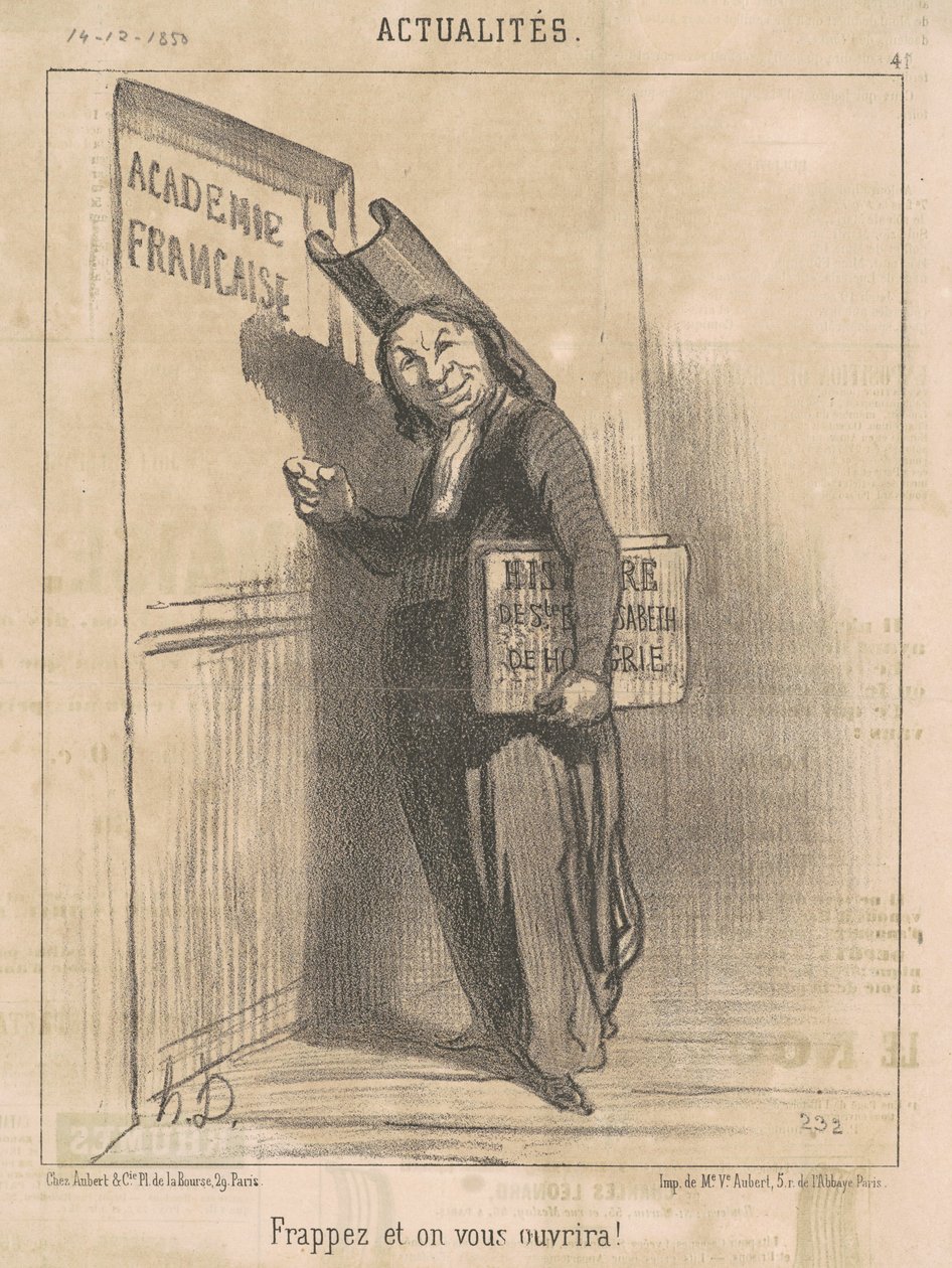 Bussate e vi sarà aperto! da Honoré Daumier