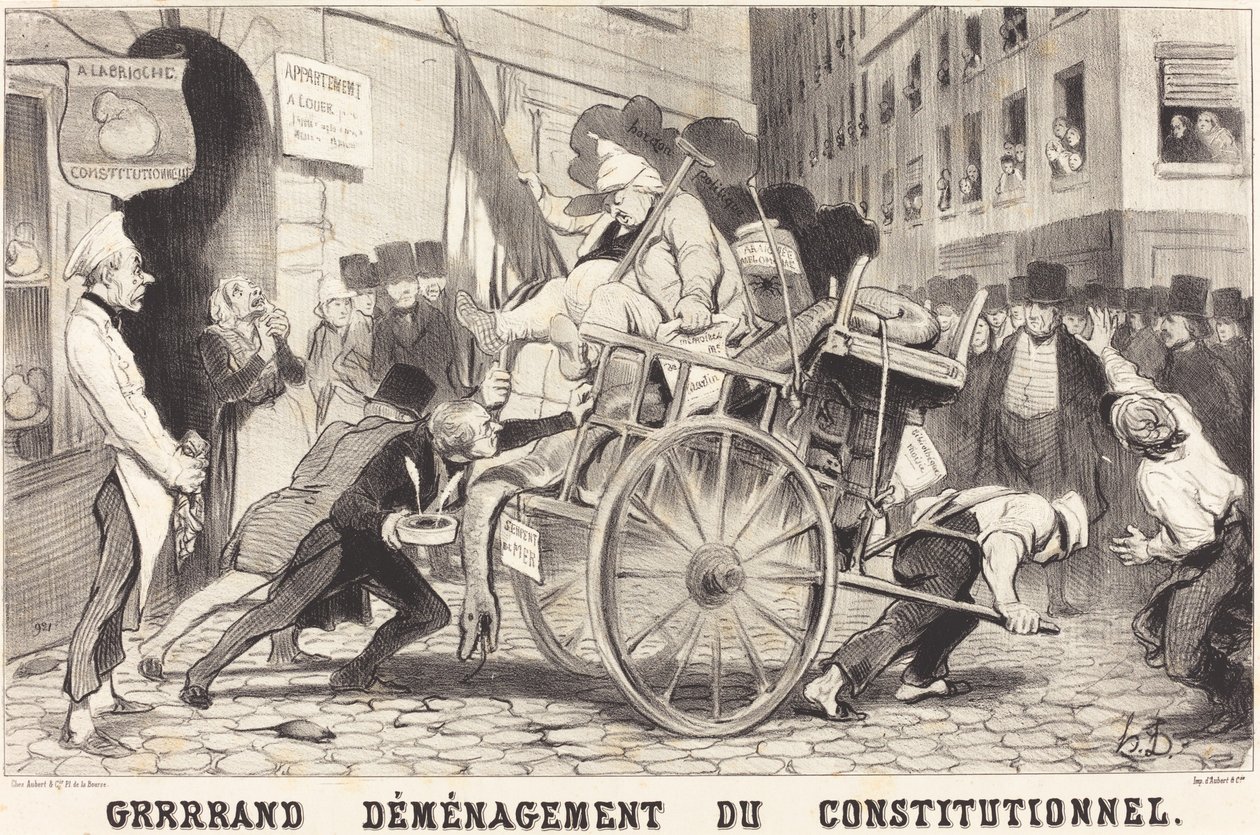 Grande trasloco del Costituzionale da Honoré Daumier