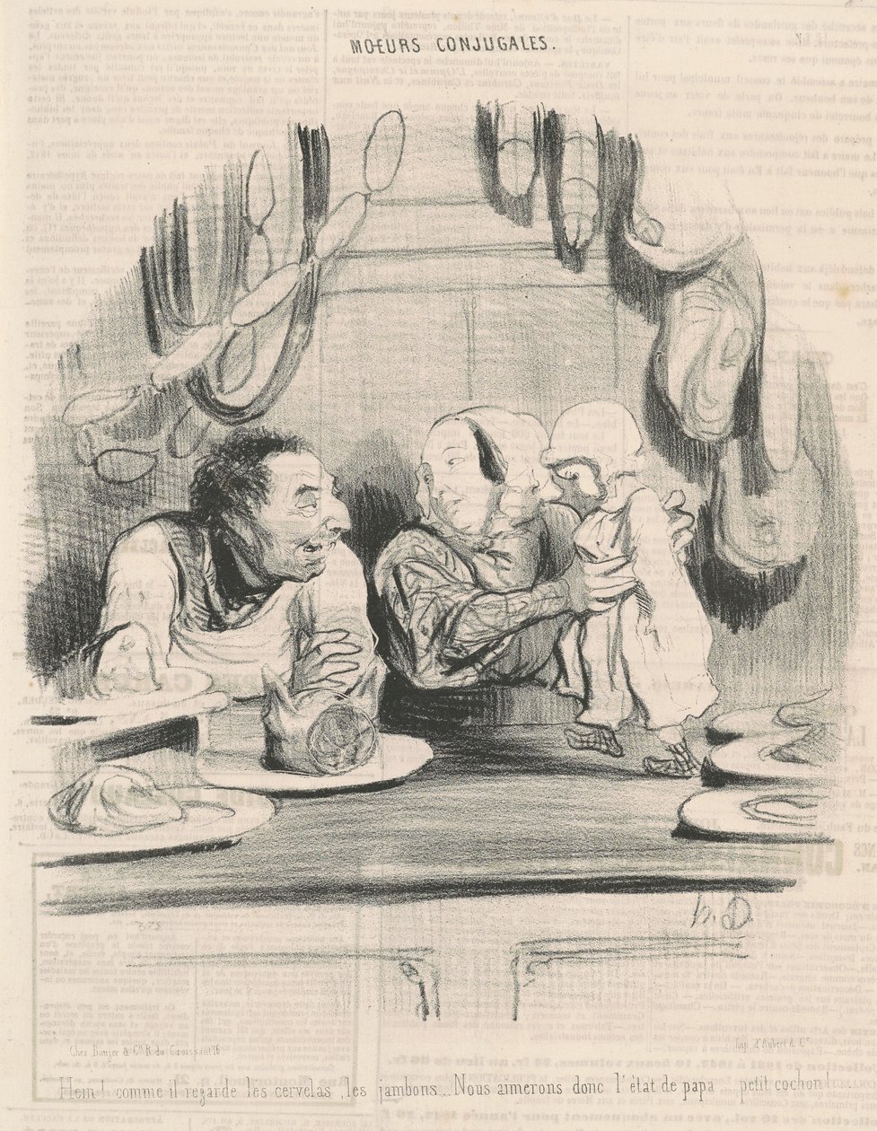 Ehi! Come guarda i cervelas... da Honoré Daumier