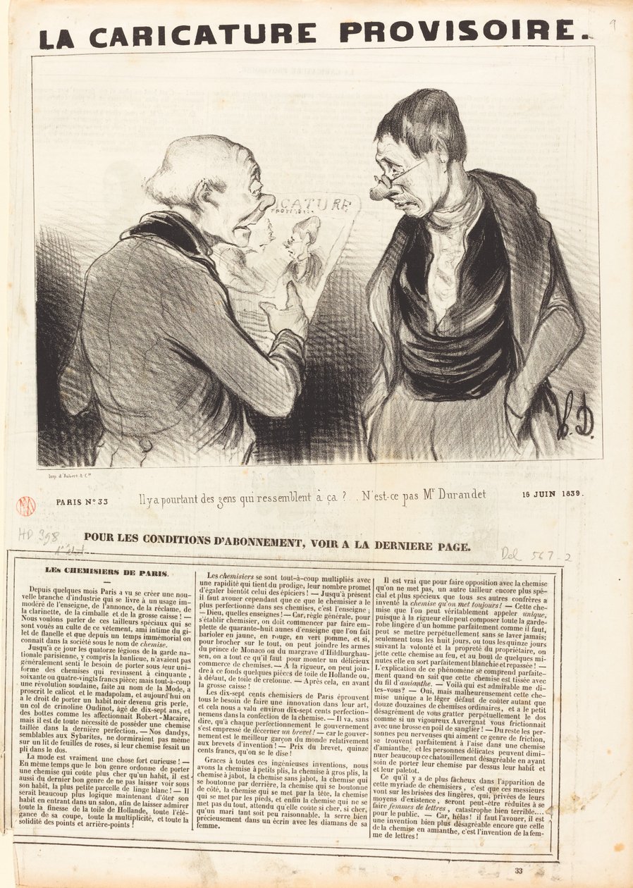 Eppure ci sono persone che assomigliano a questo! da Honoré Daumier