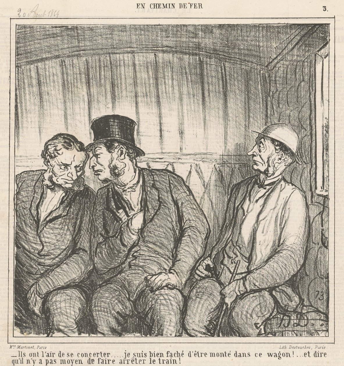 Sembrano concertarsi... da Honoré Daumier