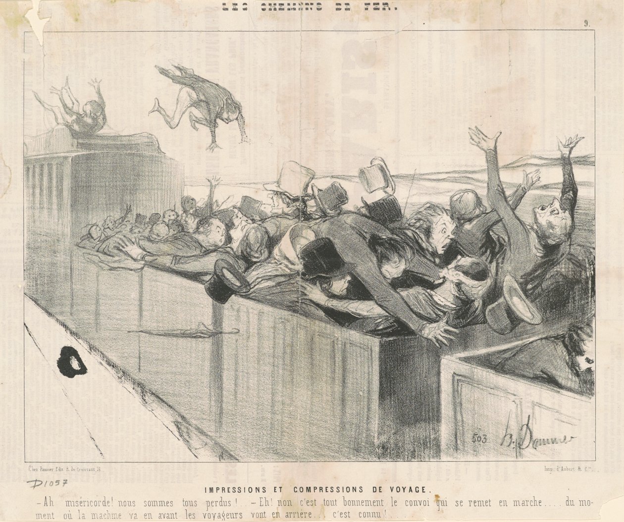Impressioni e compressioni di viaggio da Honoré Daumier