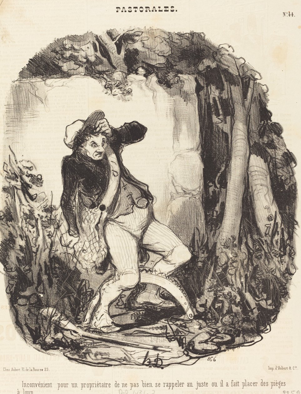 Inconveniente per un proprietario di non... da Honoré Daumier