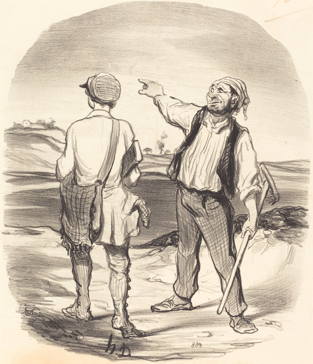Ho visto una lepre... otto giorni fa! da Honoré Daumier