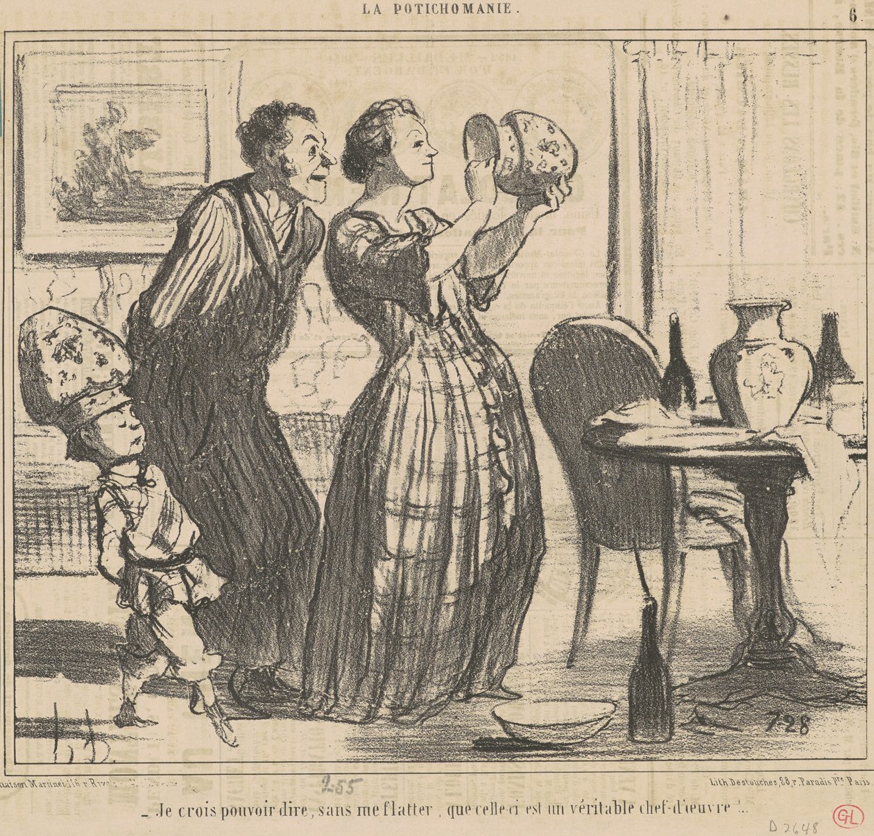 Credo di poter dire, senza lusingarmi ... da Honoré Daumier
