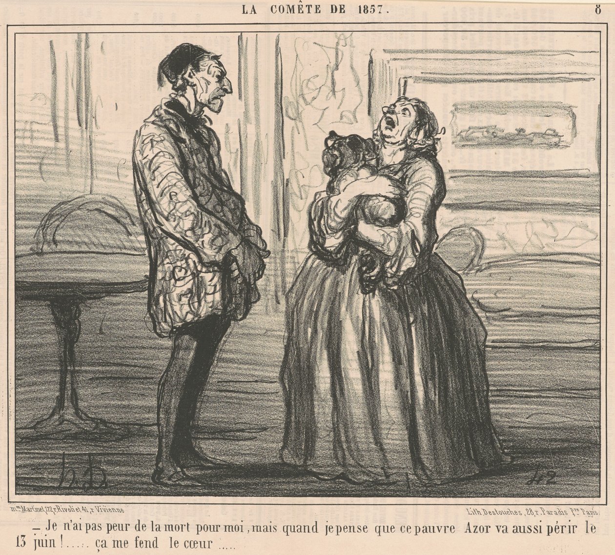 Non ho paura della morte per me ... da Honoré Daumier
