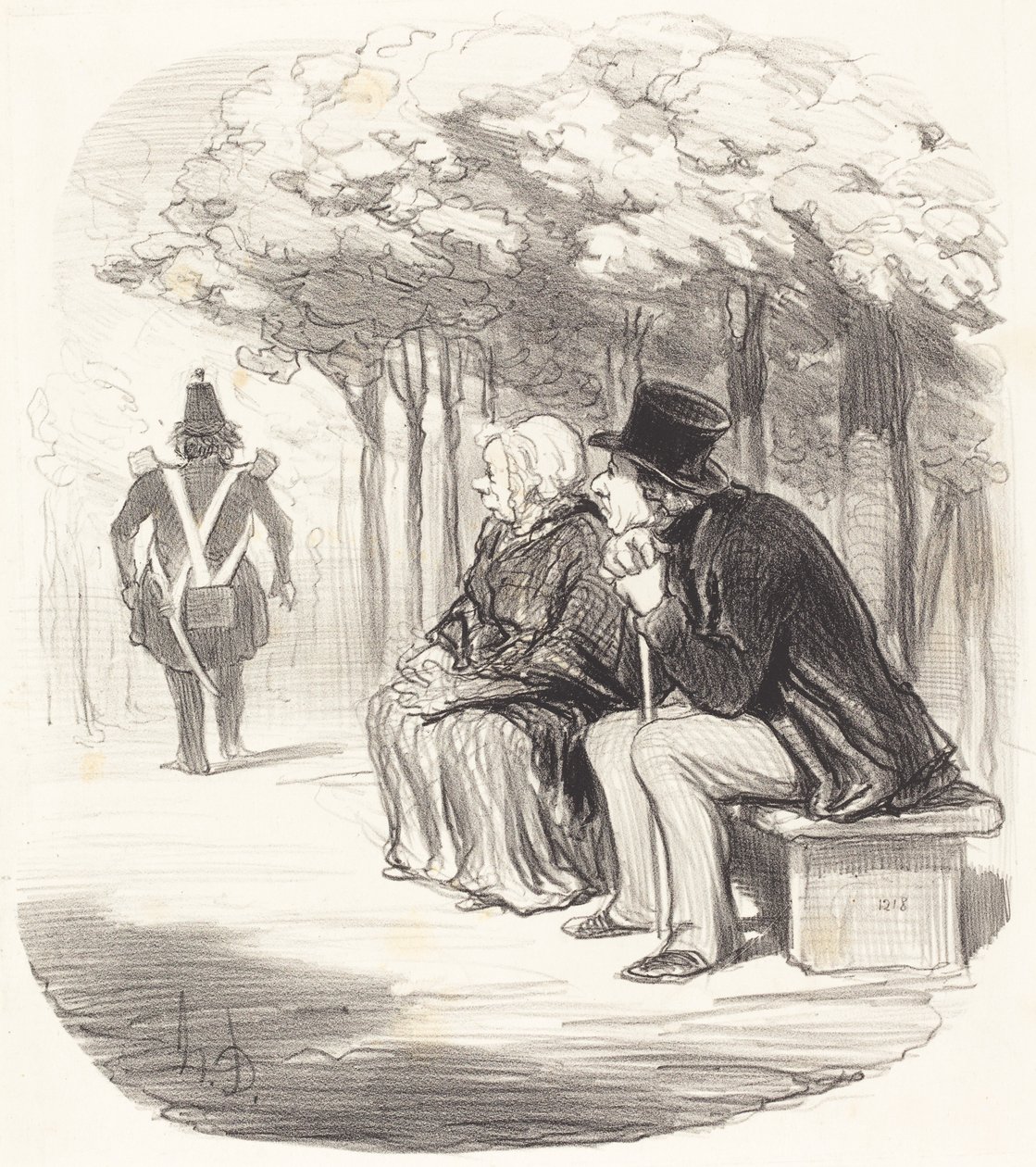 Non mi sorprende se le donne hanno... gusto... da Honoré Daumier