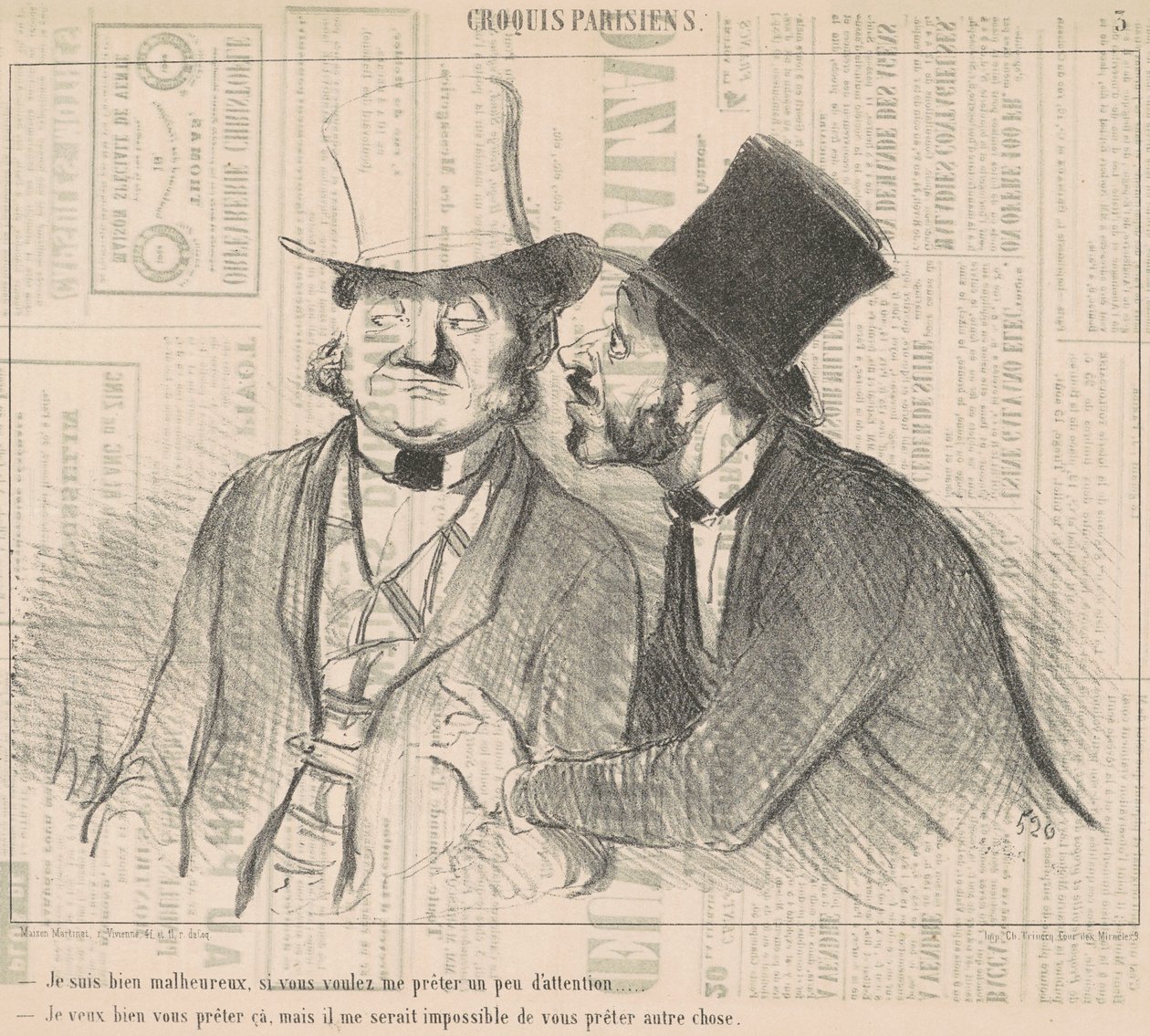 Sono molto infelice, se volete ... da Honoré Daumier