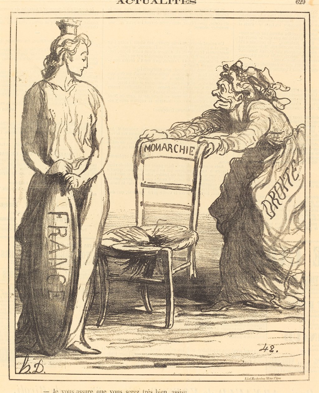 Vi assicuro che sarete molto comoda da Honoré Daumier