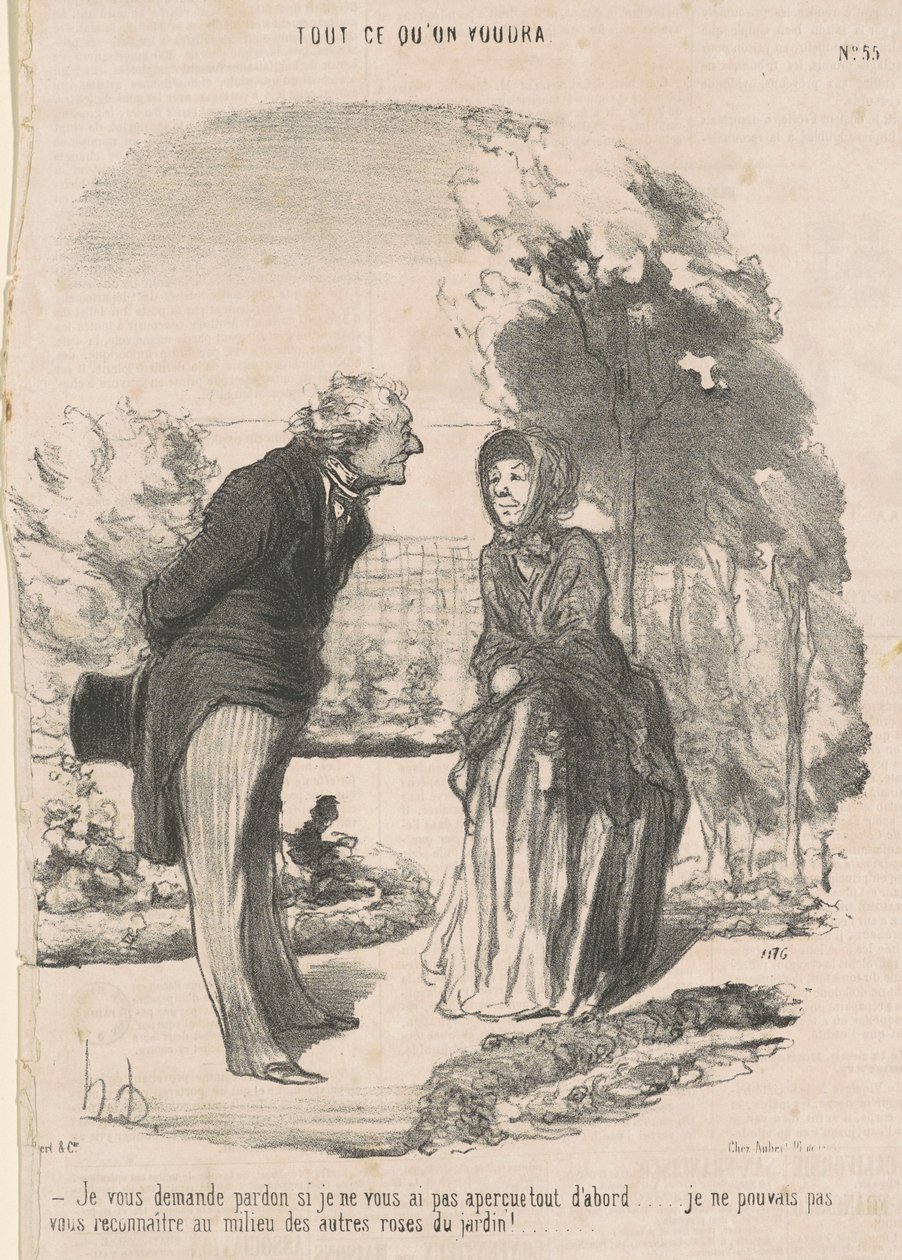 Vi chiedo scusa se non vi ho visto ... da Honoré Daumier