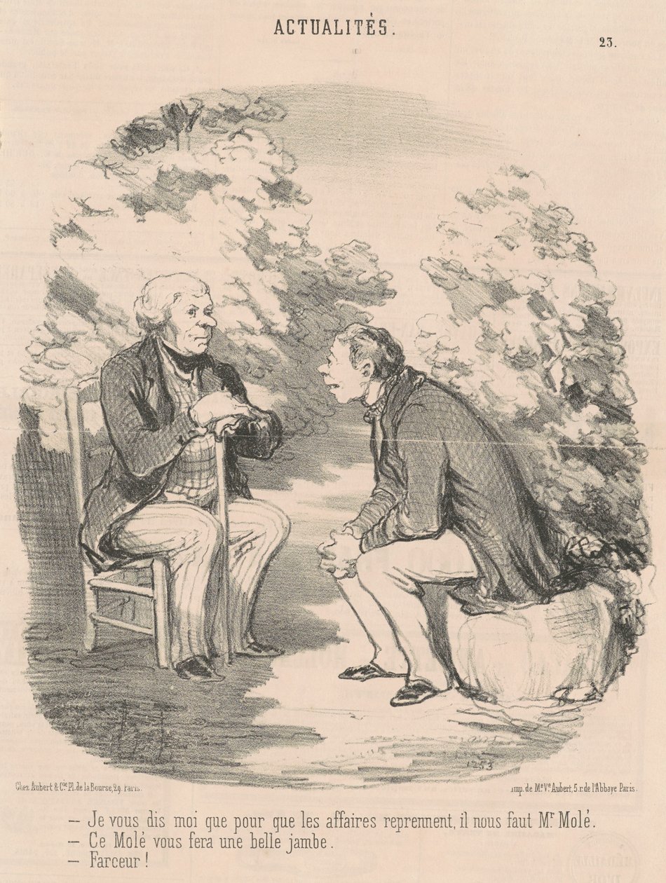Vi dico che ... ci serve M. Molé ... da Honoré Daumier