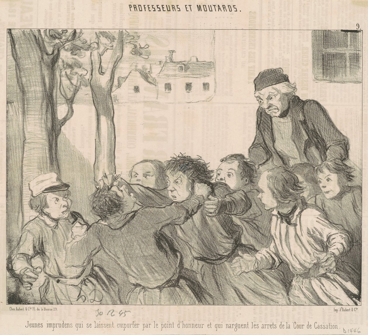Giovani imprudenti che si lasciano trasportare ... da Honoré Daumier