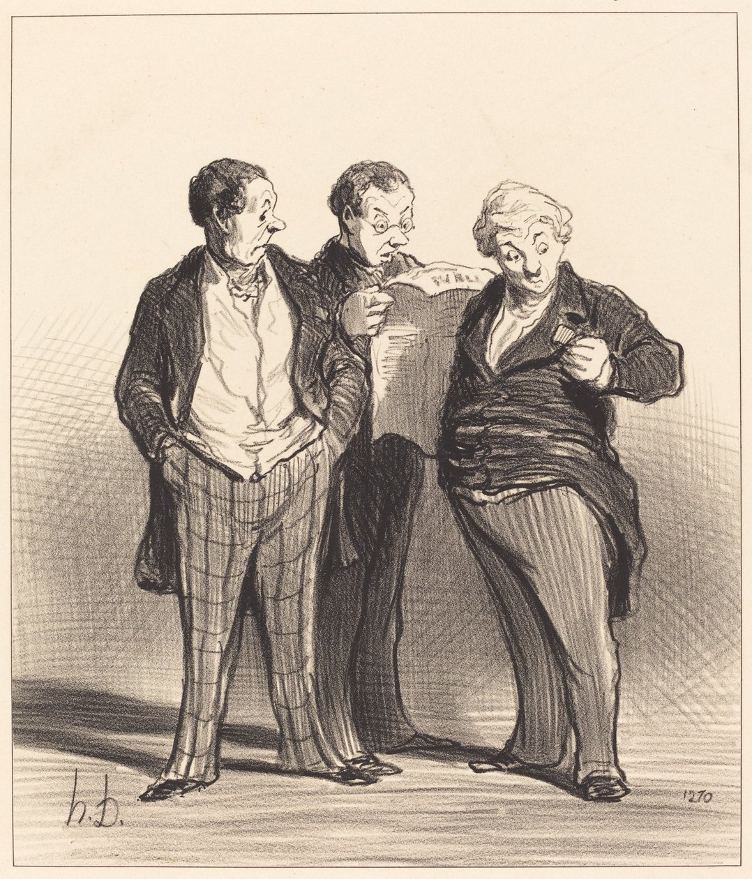 Il divieto di indossare decorazioni da Honoré Daumier
