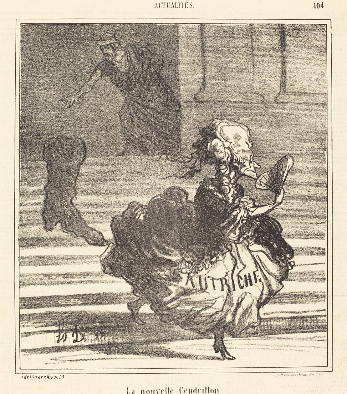 La nuova Cenerentola da Honoré Daumier