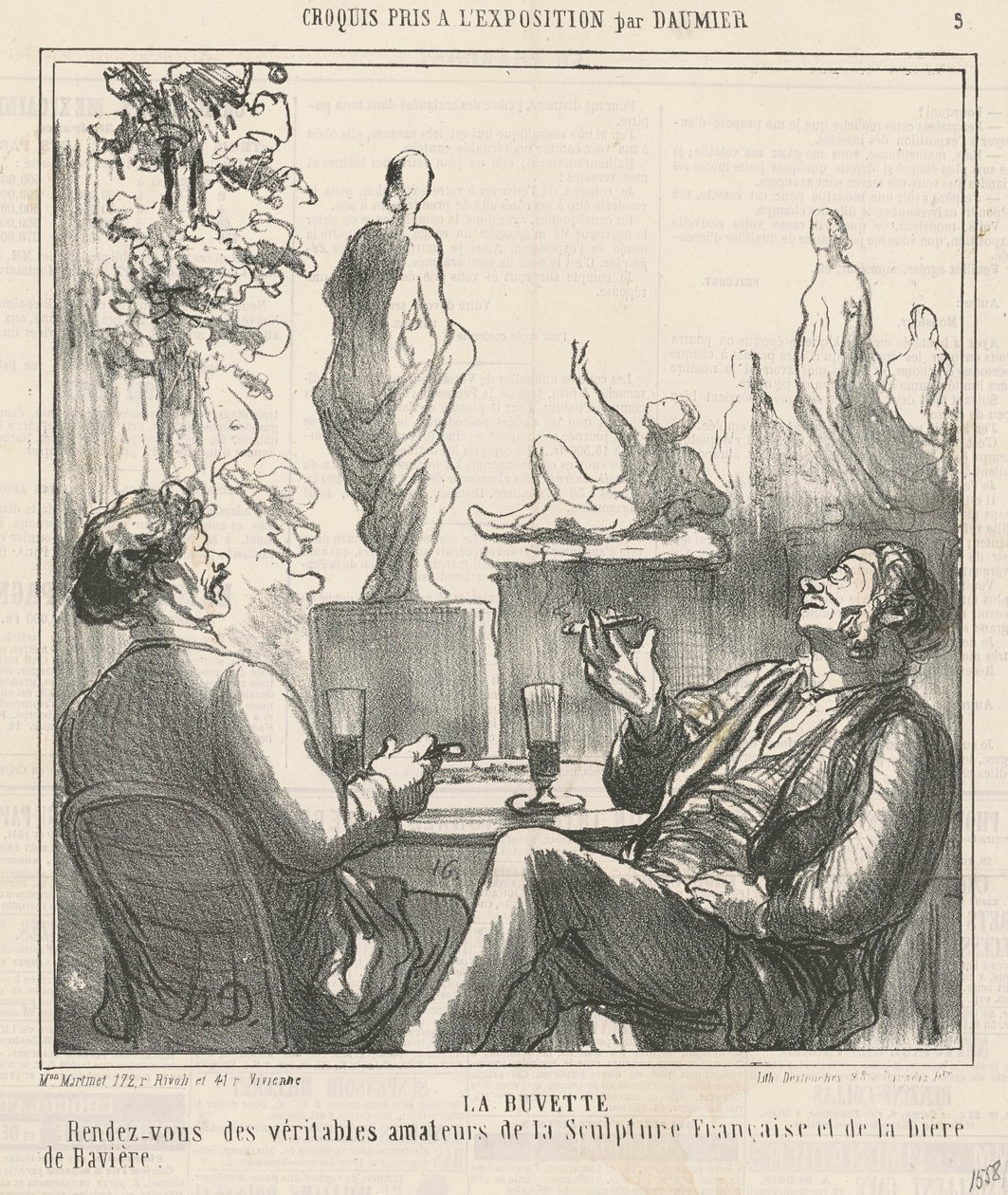 La mescita da Honoré Daumier