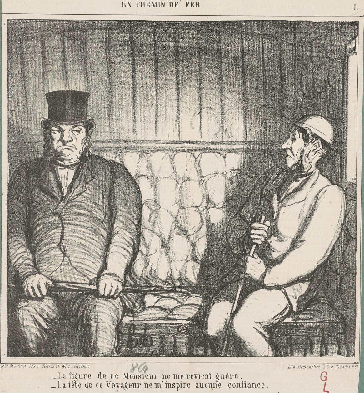La figura di questo signore non mi convince... da Honoré Daumier