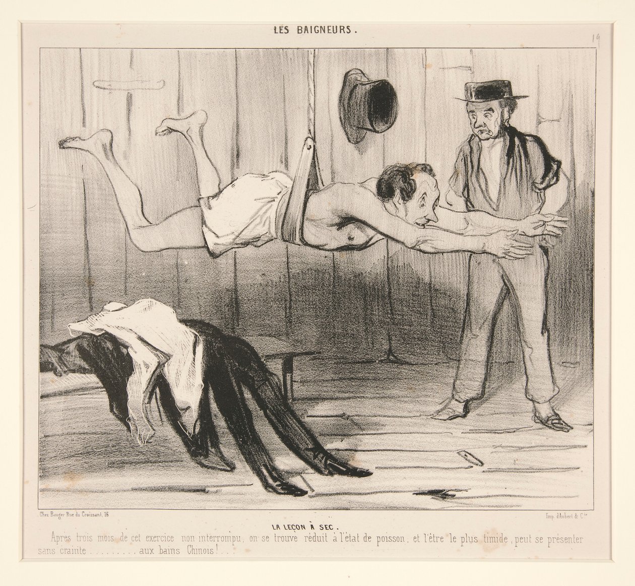 La lezione a secco. Dopo tre mesi di questo esercizio da Honoré Daumier
