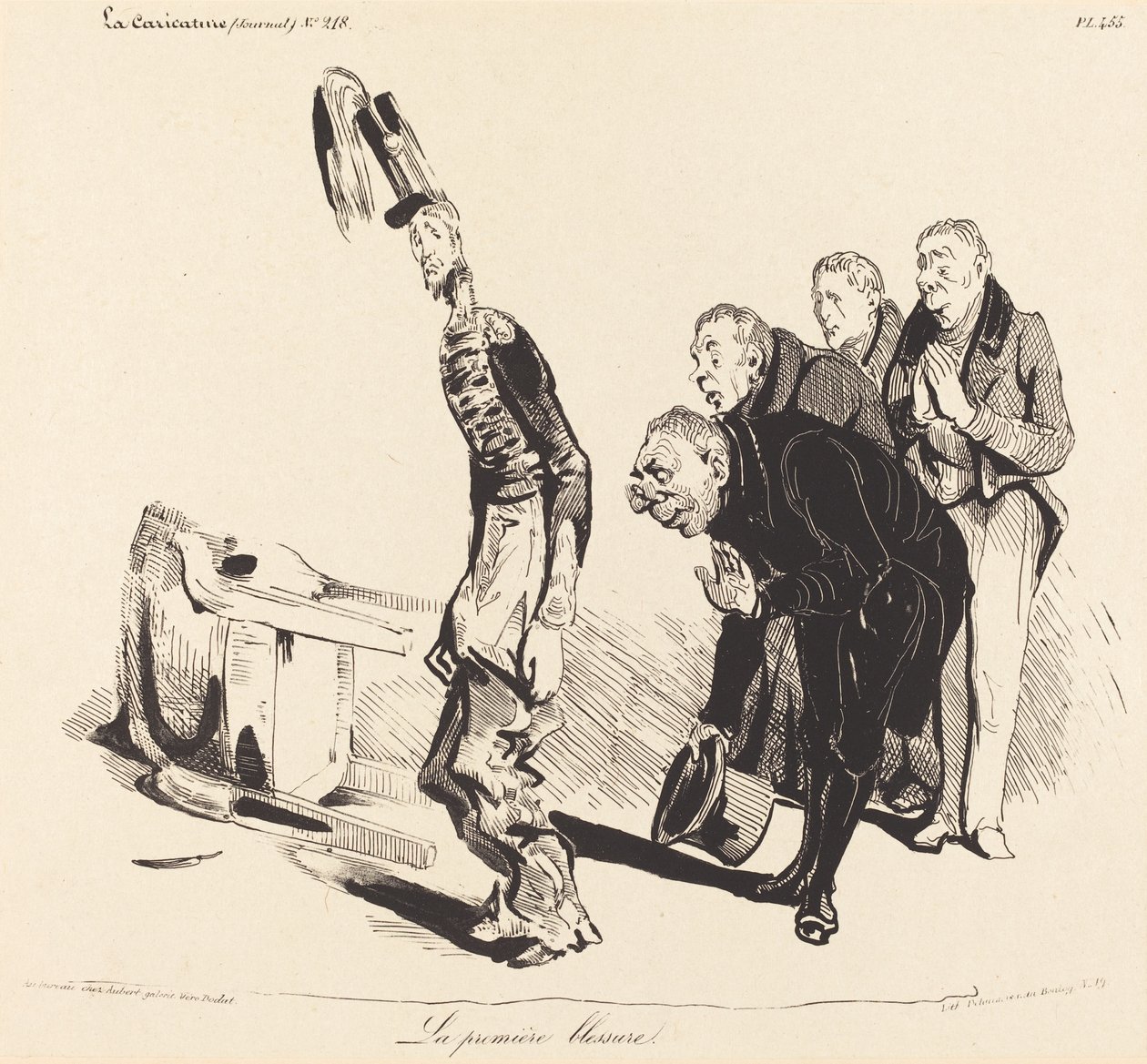 La prima ferita da Honoré Daumier