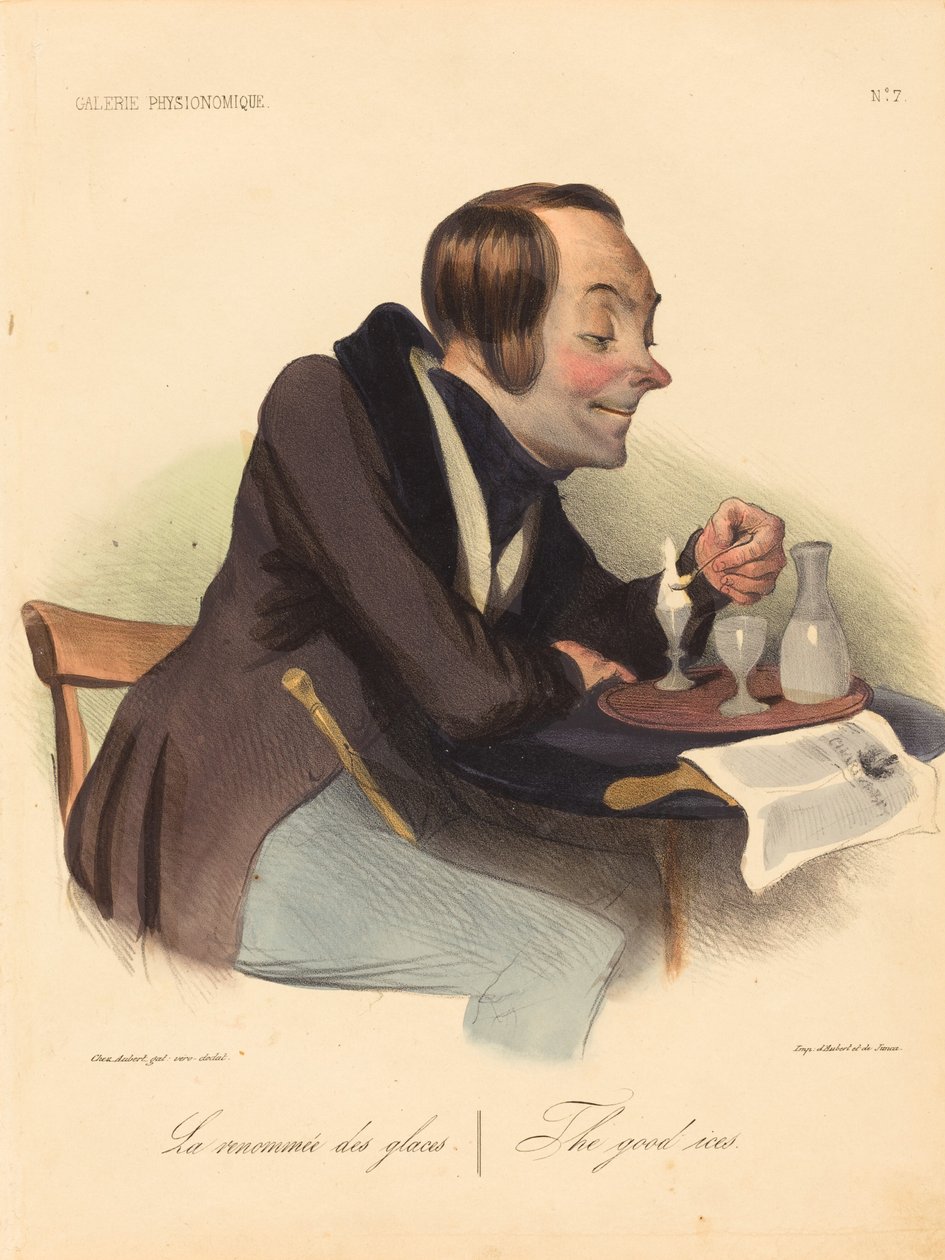 La fama dei ghiacci da Honoré Daumier
