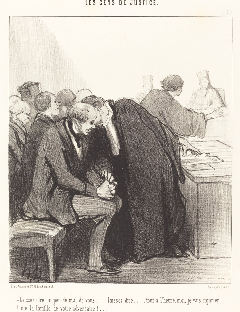 Laissez dire un peu de mal de vous... da Honoré Daumier