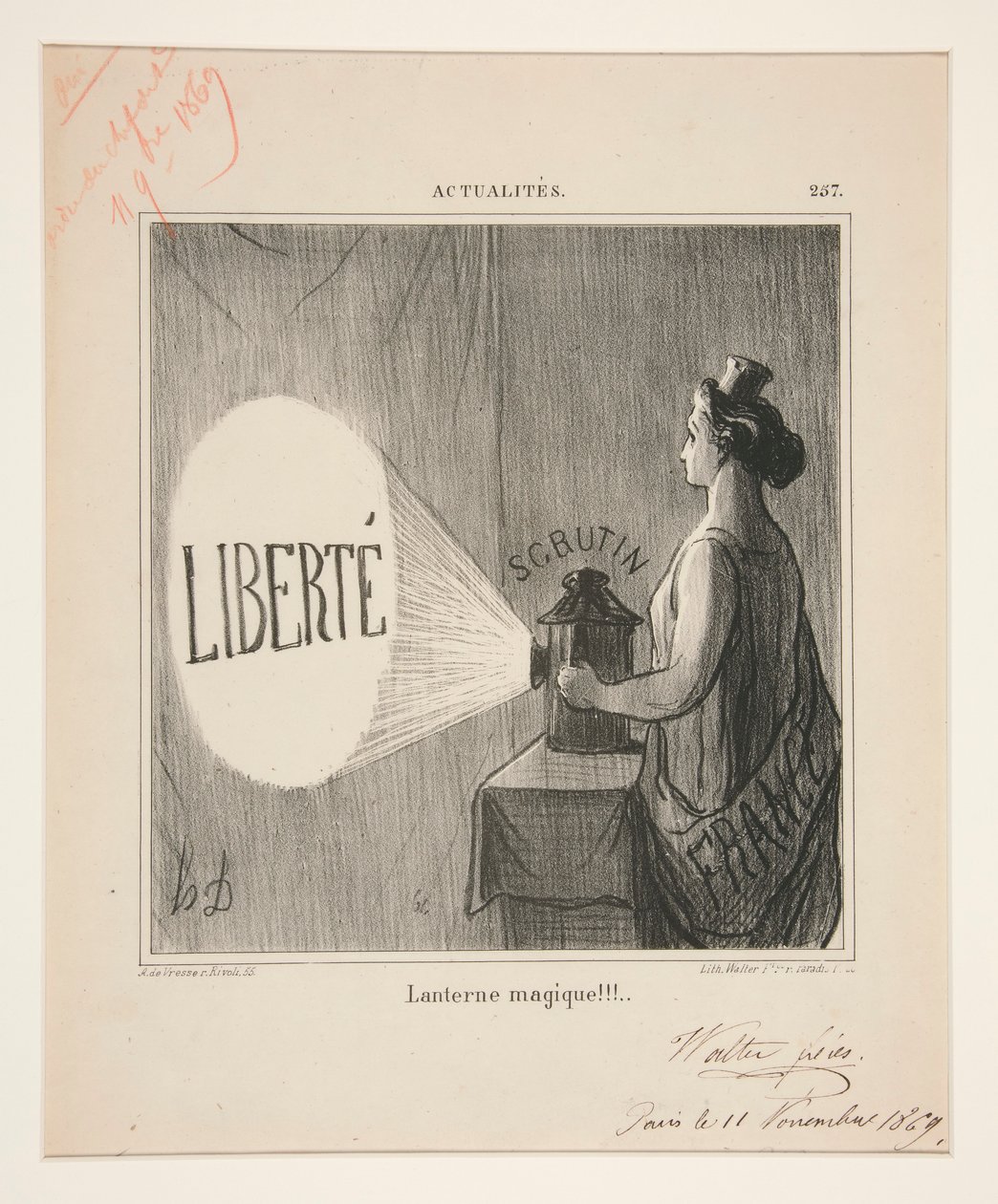 Lanterna magica!!!, #257 da Actualités da Honoré Daumier