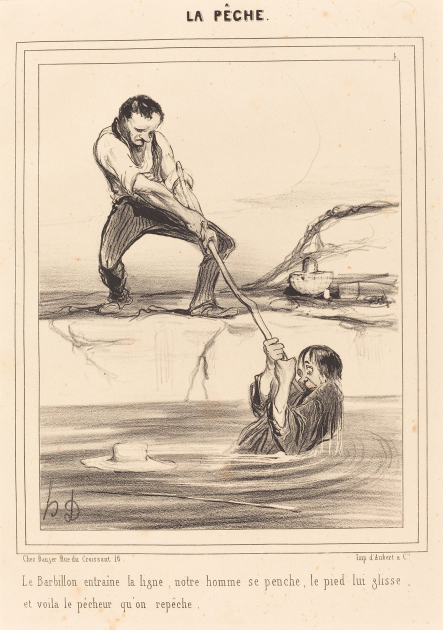 Le Barbillon entraine... da Honoré Daumier