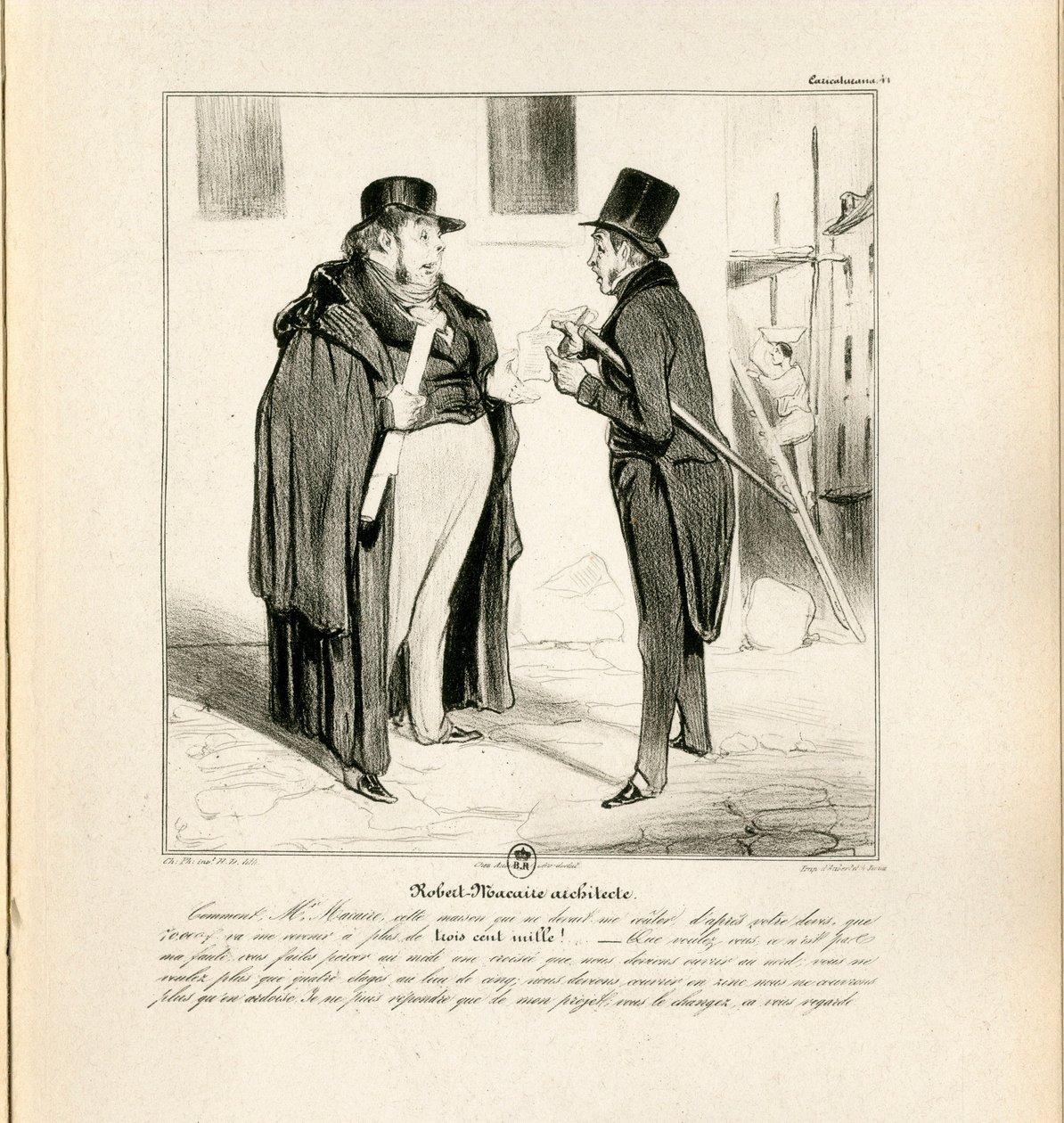 Le Charivari, Satirico in N & B da Honoré Daumier