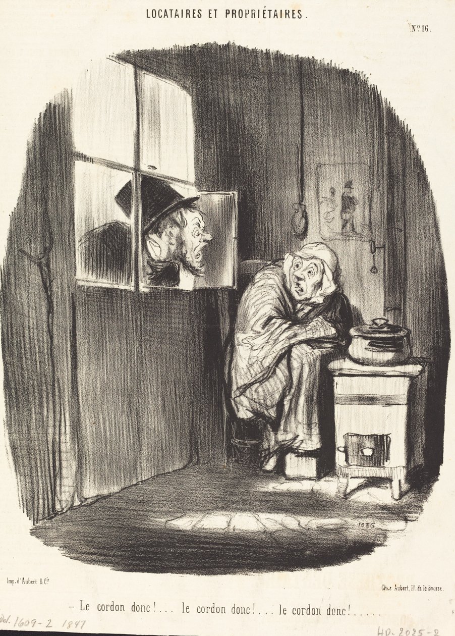 Le Cordon donc!... da Honoré Daumier