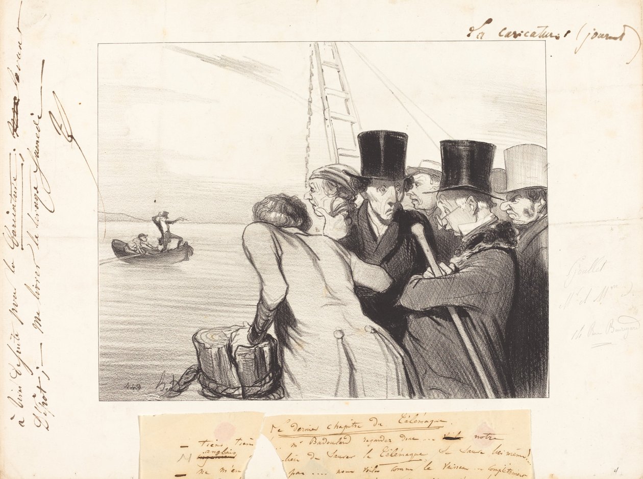 Le Dernier du Télémaque da Honoré Daumier