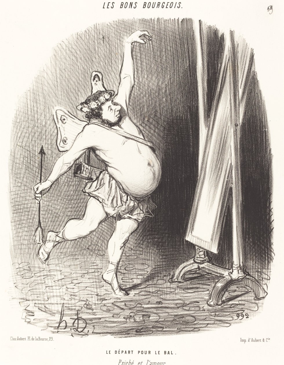 La partenza per il ballo da Honoré Daumier