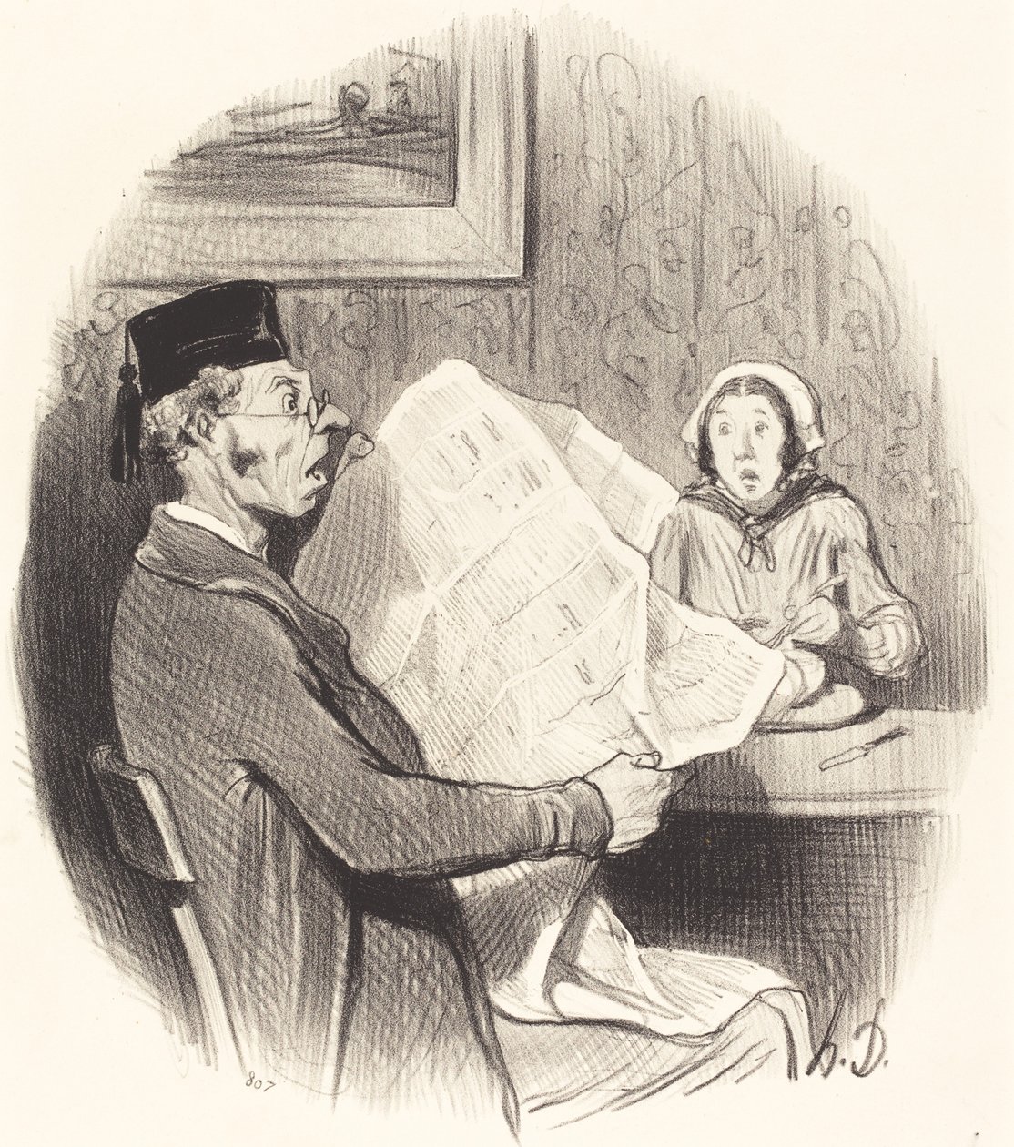 Il formato sempre più mostruoso da Honoré Daumier