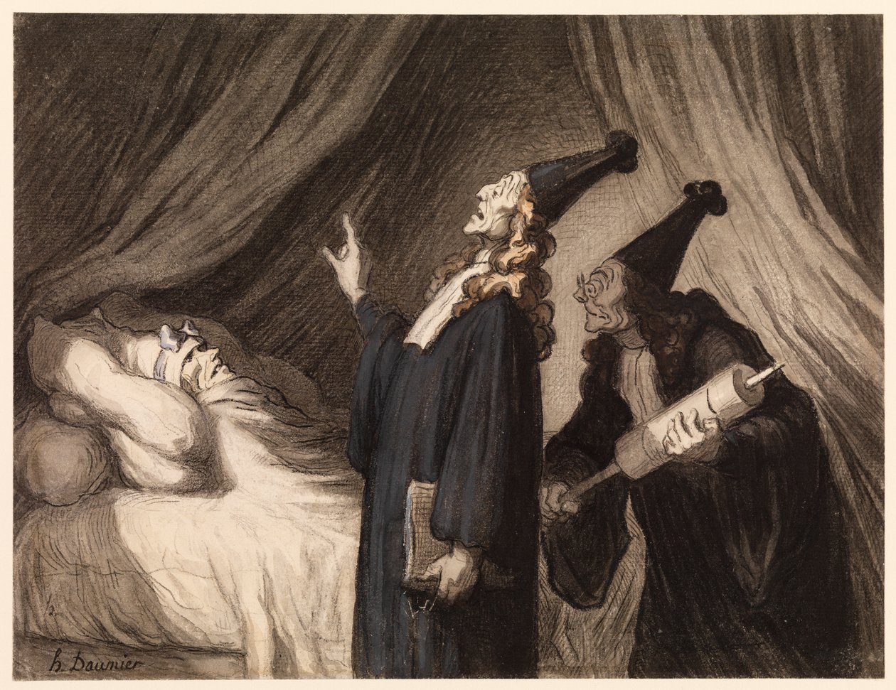 Il malato immaginario da Honoré Daumier