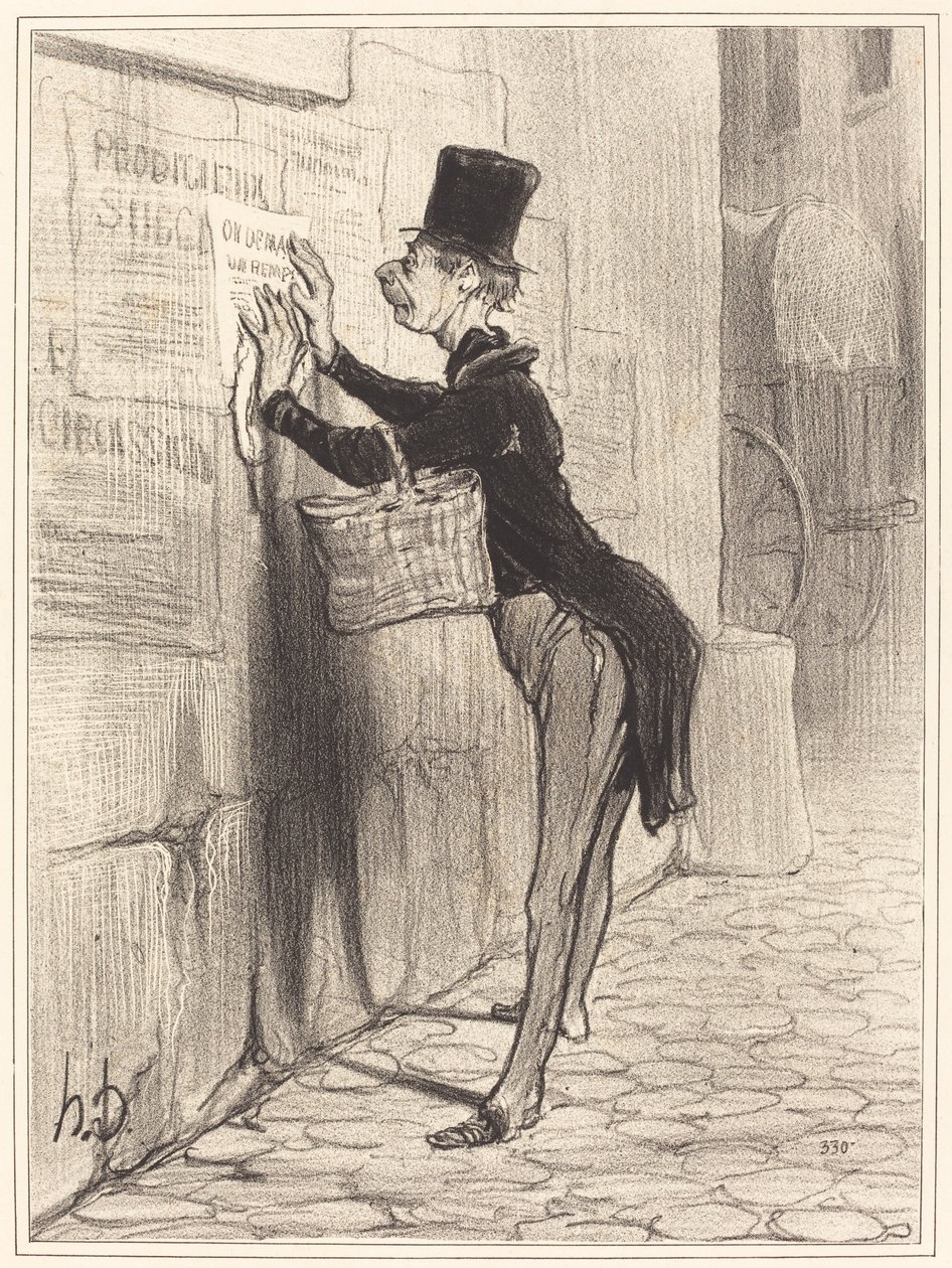 Il Piazzista da Honoré Daumier