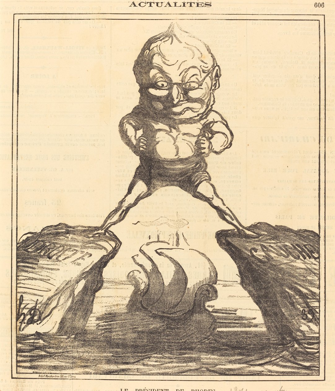 Il Presidente di Rodi da Honoré Daumier
