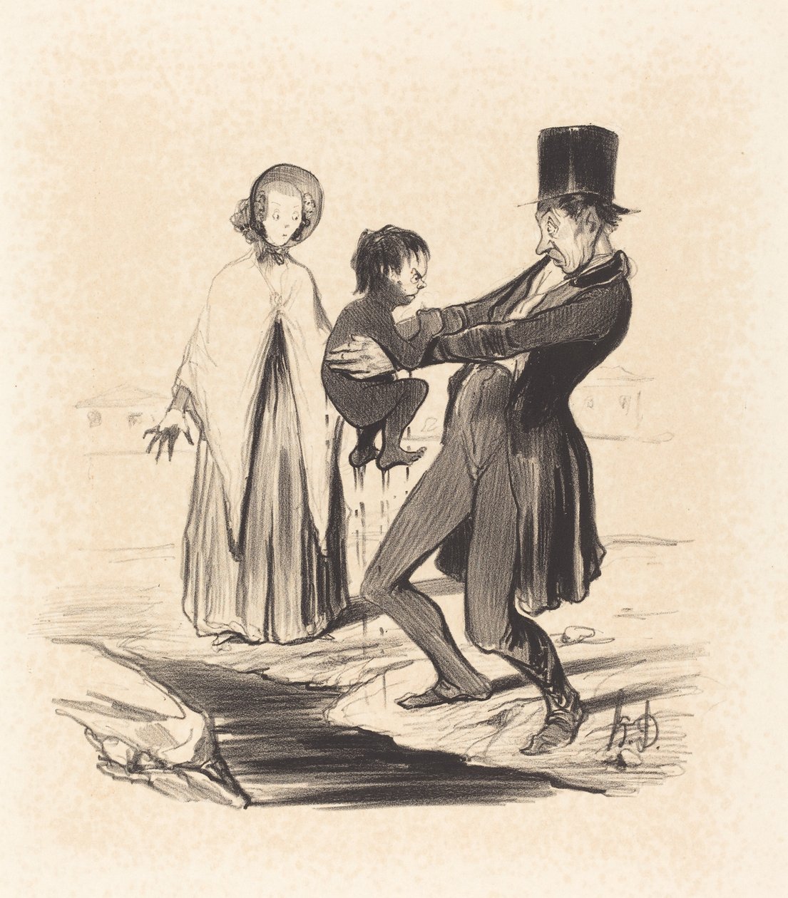 Le Puits de Grenelle da Honoré Daumier
