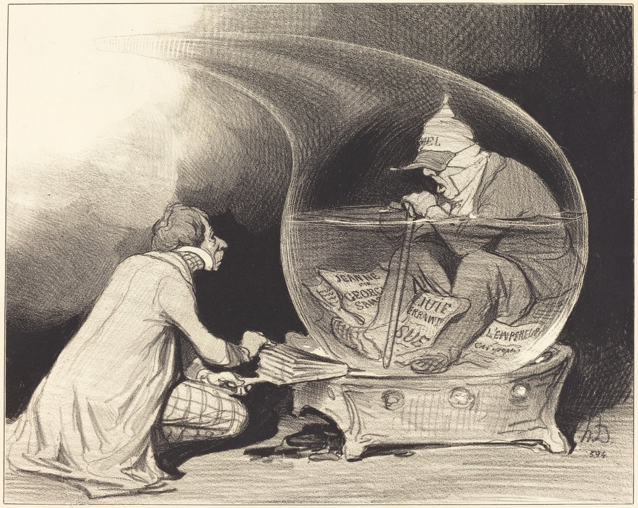 Il ringiovanimento del Costituzionale da Honoré Daumier