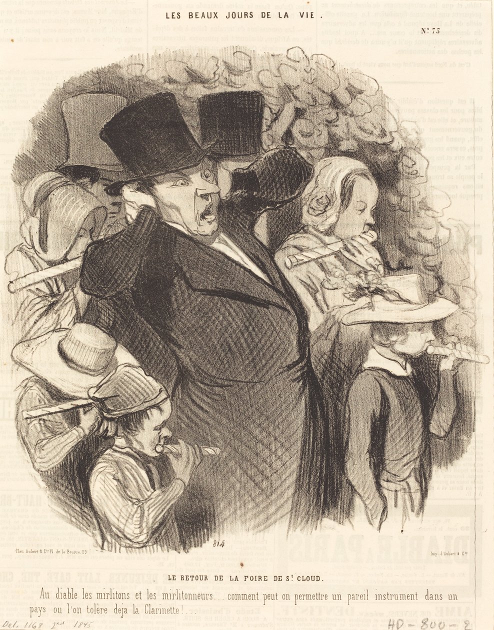 Il ritorno dalla fiera di Saint-Cloud da Honoré Daumier