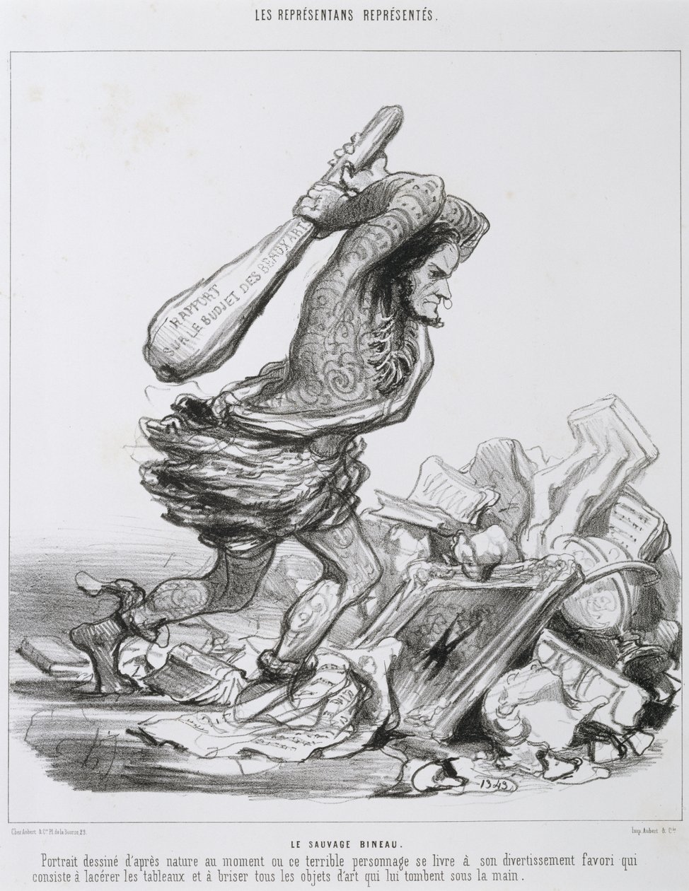 Le Sauvage Bineau da Honoré Daumier