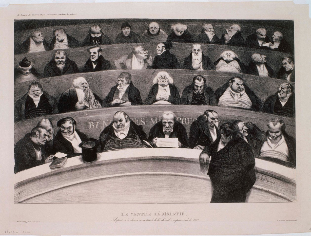 Il ventre legislativo da Honoré Daumier