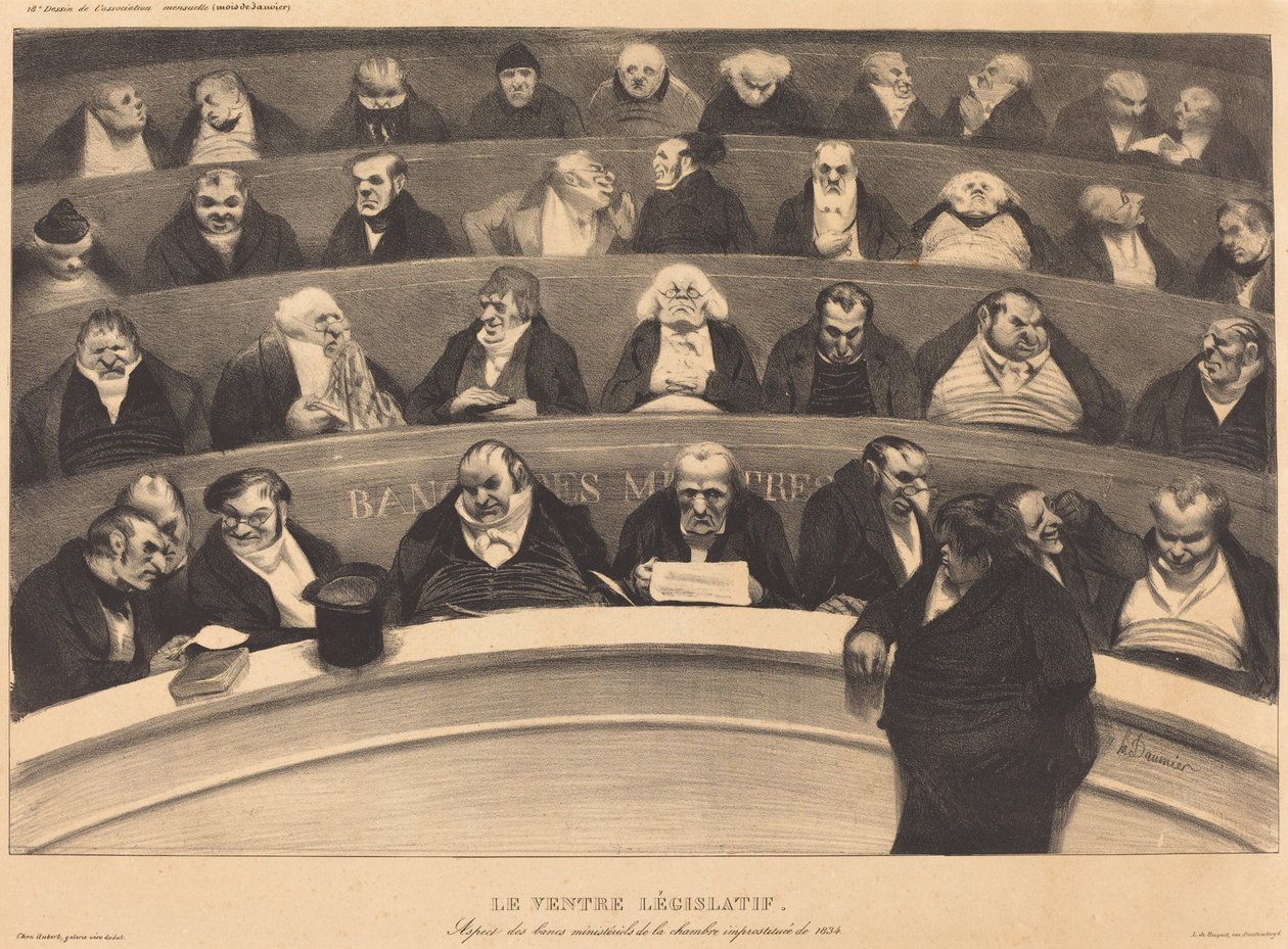 Il Ventre Legislativo da Honoré Daumier