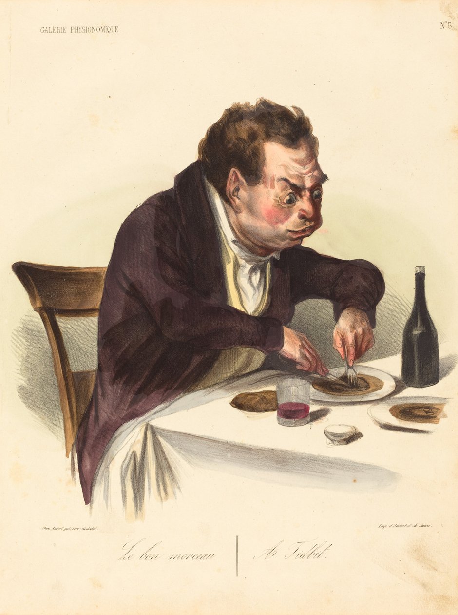 Il buon boccone da Honoré Daumier