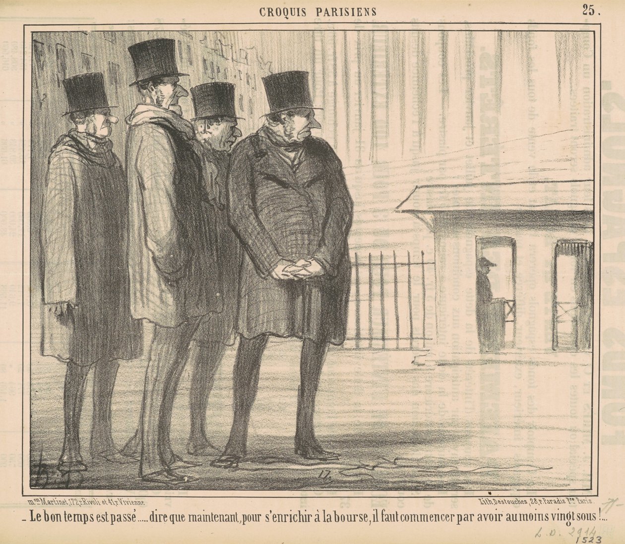 Il bel tempo è passato da Honoré Daumier