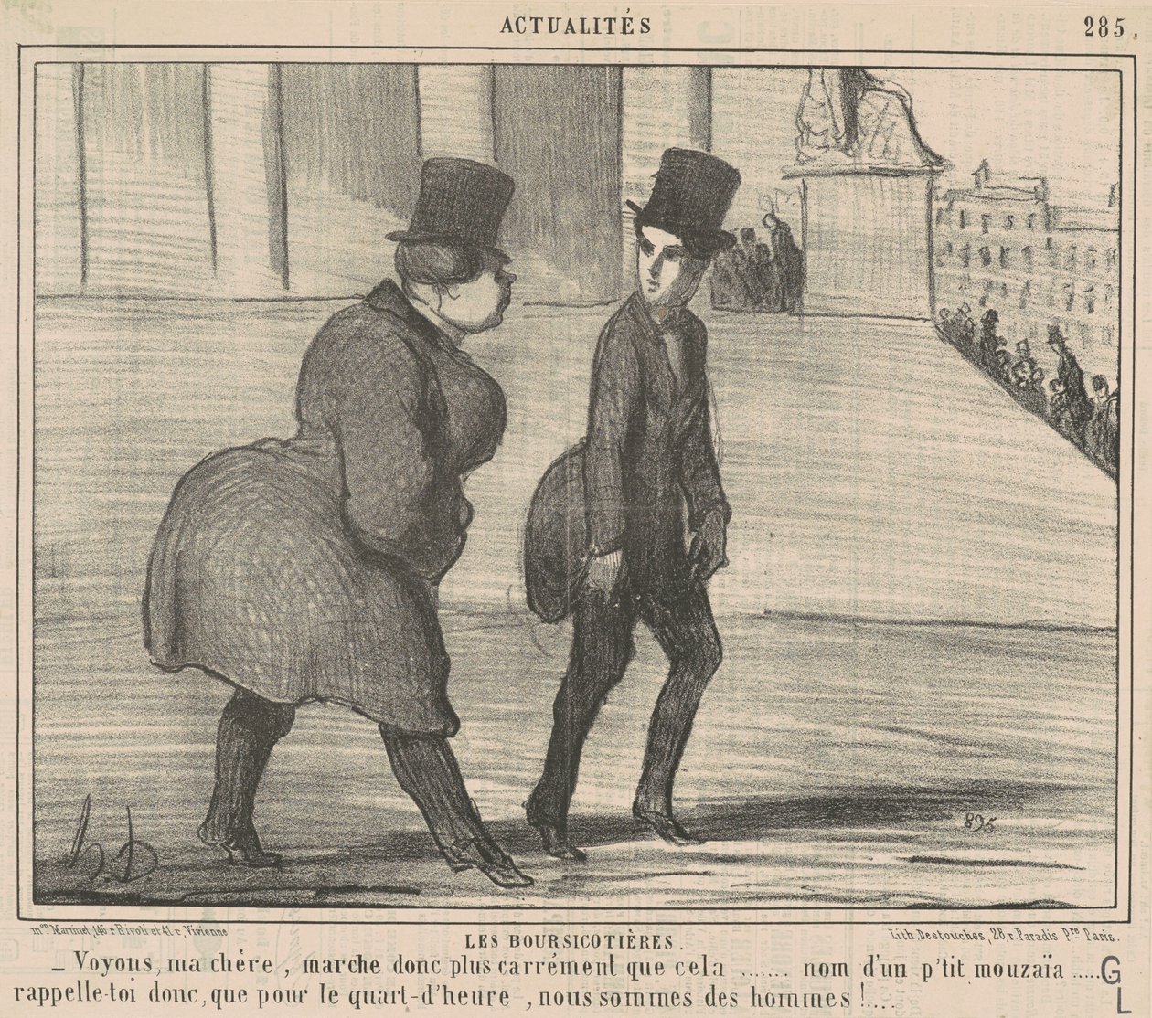 Le speculatrici... Vediamo, mia cara da Honoré Daumier